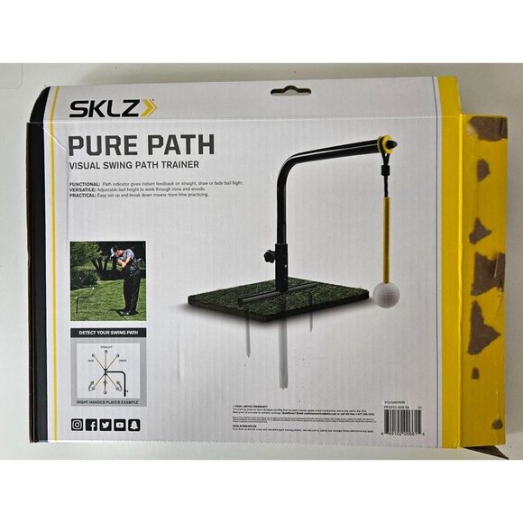 SKLZ Pure Path Visual Swing Path Trainer Golfers Path Finder Gold Practice - Picture 2 of 4